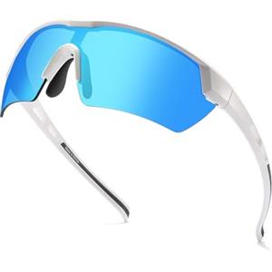 SINSPORT eyewear Occhiali da Ciclismo per Uomo Donna, Occhiali da Sole Sportivi Occhiali MTB per Bici Running Baseball Correre Anti-UV400