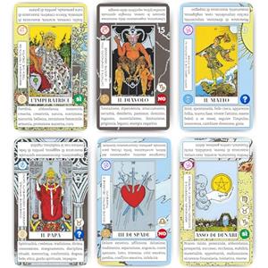ARCANIA - Tarocchi per Principianti in Italiano, con Definizioni Semplici, Parole Chiave, Zodiaco, Chakra, Numerologia, Sì o No e Simbologia di Sfondi