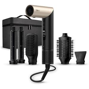 Silk'n Air Styler e Asciugacapelli 5 en 1 - SilkyAir Flex - 2024 Edition - Phon capelli Auto-Wrap con Arricciacapelli, Spazzola Lisciante, Volumizzante, Cofanetto da Viaggio - 1300 W