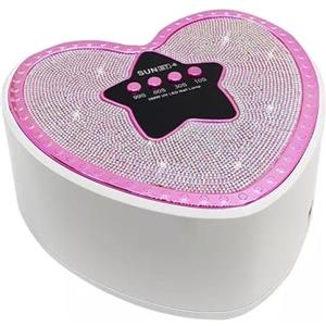 Generico LAMPADA LED ASCIUGA SMALTO UV SUN BT-6 FORNETTO UNGHIE 288w VARI COLORI CON brillantini