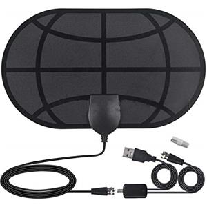 DollaTek Mini antenna TV digitale 50 miglia di distanza Amplificatore di segnale compatibile con F-TV HDTV Antenna interna 4K DVB-T2 ATSC