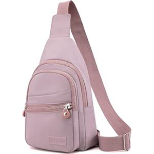 Aucuu Zaino Monospalla, Zaino Monospalla Sling Bag, Antifurto Multifimzioni Borsa a Tracolla con Foro per le Cuffie, Sportivo Borsello Monospall Zaini Petto, per Casual Ciclismo Trekking Viaggio