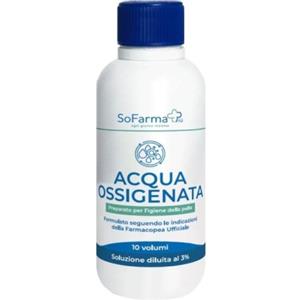 Sofarmapiù Acqua Ossigenata 10 Volumi 250ml - Soluzione al 3% per Igiene della Pelle