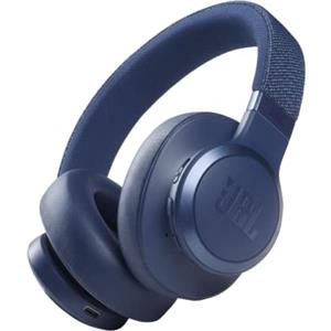 JBL LIVE 660 NC, Cuffie Over-Ear Wireless Bluetooth con Cancellazione Adattiva del Rumore, Cuffia Pieghevole Senza Fili per Musica, Chiamate e Sport, Fino a 50h di Autonomia, Blu