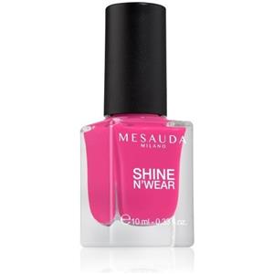 Mesauda Smalto Shine N'Wear 213 Plaisir - Colore Intenso Magenta, Asciugatura Rapida e Lunga Durata