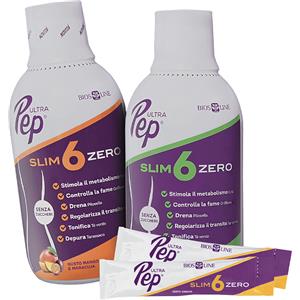 Bios Line Ultra Pep Slim 6 Zero Ananas - Integratore Alimentare 500 ml Senza Zuccheri per Perdita di Peso
