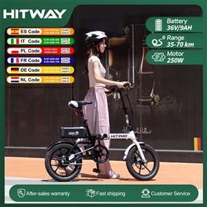 HITWAY Bici elettrica HITWAY BK 35S, 16