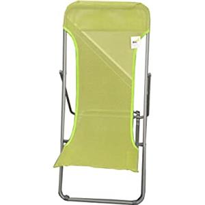 Linea Garden Friend S1622041, Sdraio Beach in Acciaio e textilene 450 gr/m² Colore Verde