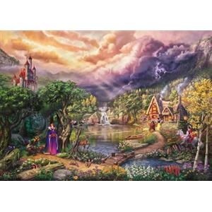 Schmidt Spiele 58037 Thomas Kinkade Disney, Snow White and The Queen, Puzzle da 1000 Pezzi