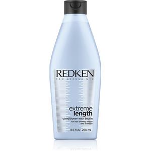 Redken Extreme Length Conditioner 250 ml - Balsamo Fortificante con Biotina e Olio di Ricino per Capelli Sani e Luminosi