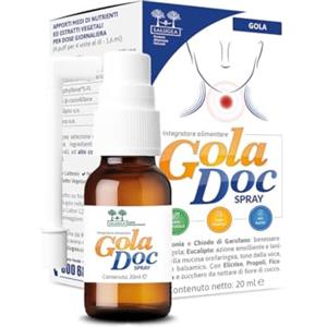 Salugea GOLADOC Salugea - Spray Gola Naturale alla Propoli SENZA ALCOOL - 20ml