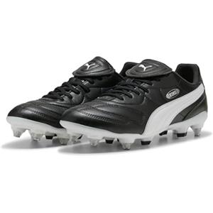 Puma King Liga MXSG - Scarpa da Calcio Unisex, Colore: Nero/Bianco/Argento, Taglia 42, Puma Black Puma White Puma Silver, 46 EU