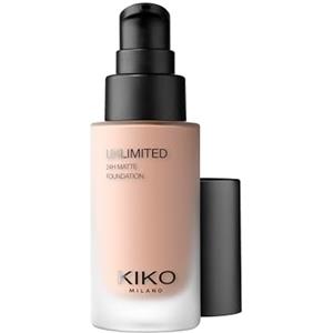 KIKO Milano Unlimited 24H Matte Foundation 5.5 CR, Fondotinta Fluido Mat A Lunga Tenuta Fino A 24 Ore