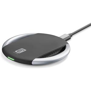 Cellularline | ARENA | Caricabatterie Wireless 10W - Alimentatore incluso - Compatibile con Apple, Samsung e altri Smartphone Wireless