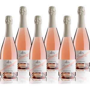 CANEVEL "ROSA DEL FAÈ" 2024 | Spumante Rosé Marzemino Millesimato Brut | 6x750 ml | 6 bottiglie