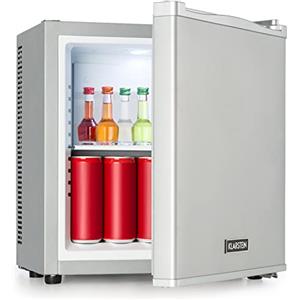KLARSTEIN Mini Frigo da Camera, Frigo Portatile da Camera, Frigorifero Piccolo da Ufficio, Mini Frigo Bar, Defrost Manuale, Ripiani Rimovibili, Mini Frigo Portatile Campeggio e Skin Care 5-15°C, 13L
