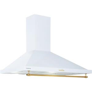 Klarstein Cappa Aspirante 90 cm, Cappa Cucina 90cm, Ventola Cappa Cucina in Acciaio Inox a Parete, 591.5m³/h, LED, Cappa Aspirante Filtrante Classe A, Cappa Aspirante Cucina con Filtro per Cappa