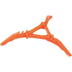 Rehoetom Supporto pieghevole per bombola di gas butano per fornello da campeggio, staffa in nylon per serbatoio del carburante con base a treppiede, compatto 20 x 3 cm non piegato, 31 g carter leggero