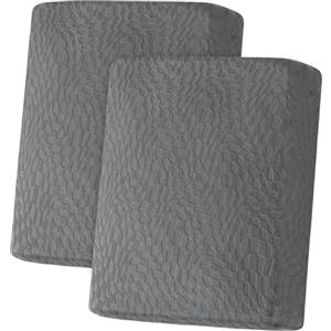 Ystyle Copriseduta Divano Elasticizzato, Copri Cuscini Divano, Coprisedile Per Divano, Universale Copricuscini Per Divani, Copricuscino Copri Seduta Divano(1 Posto*2, Grigio Chiaro)