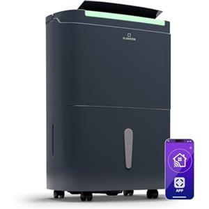 Klarstein DryFry Connect Deumidificatore Smart, Casa per Muffa e Umidità Silenzioso, Purificatore Aria IOT, Deumidificatore Elettrico per Camera da Letto 30L per Stanze da 25-30 m²