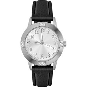 AOOSU Orologio da Donna Elegante, Orologi da Donna in Pelle con Cinturino, Orologio da Donna con Diamanti, Classico Casual da Lavoro, Quarzo Analogico