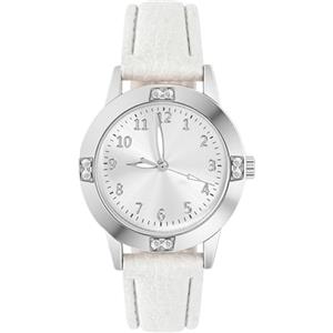 AOOSU Orologio da Donna Elegante, Orologi da Donna in Pelle con Cinturino, Orologio da Donna con Diamanti, Classico Casual da Lavoro, Quarzo Analogico