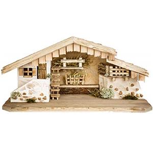 Holz und Gartentrends - Capanna per presepe di grandi dimensioni, W03