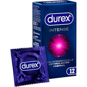 Durex Preservativi Stimolanti Effetto Freddo con Gel Lubrificante - 12 Pezzi