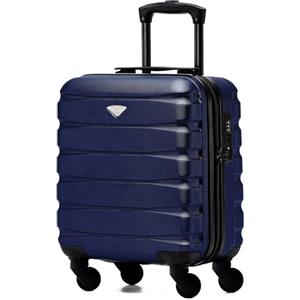 Flight Knight Valigie Rigide in ABS Leggere a 4 Ruote - Bagaglio a Mano Approvato per Oltre 100 Compagnie Aeree Come British Airways, Ryanair E Easyjet, Valigia Da Cabina 45x36x20cm