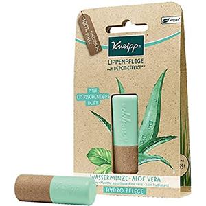 Kneipp Lip Care Water Mint & Aloe Vera - Balsamo Labbra Idratante 4,7 g con Aloe Vera e Menta