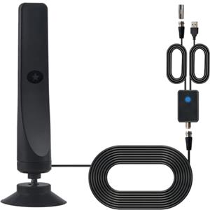 Jrifedptry Antenna TV da interno digitale antenna per Smart TV 1080P Televisione per interni ad alta definizione onda terrestre DigitalTV