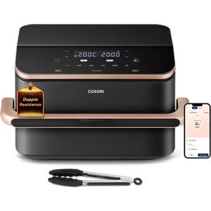 COSORI DUAL BLAZE TWINFRY CHEF EDITION FRIGGITRICE AD ARIA 10 L, AIRFRYER NERA CAF-TF101S-AEUR