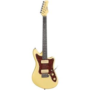 EKO GUITARS -Camaro VR 2 90, Chitarra Elettrica, Corpo in Pioppo, Manico in Acero e tastiera in Resina WPC, 2 Pickup P-90, Switch toggle a 3 vie, Controlli di Volume e Tono, Colore Cream