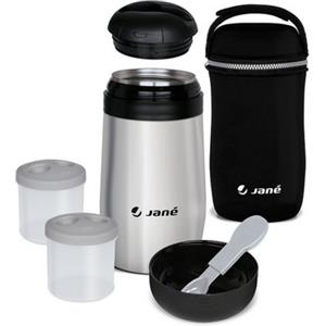 Jané Thermos Pappa in Acciaio Inox 1L con Custodia e Accessori