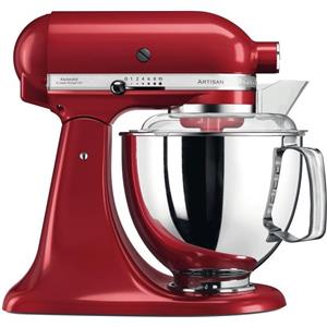 Kitchenaid 5KSM175PSEER Artisan Impastatrice Planetaria 4,8 Litri 300W Rosso Imperiale