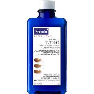 Kelemata Shampoo Ristrutturante ai Semi di Lino 250ml - Nutrimento e Protezione per Capelli Secchi