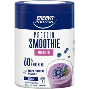 Enervit Protein Smoothie Mirtillo 320g - Ricco di Proteine e Fibre, Senza Zuccheri Aggiunti, 100% Vegetale