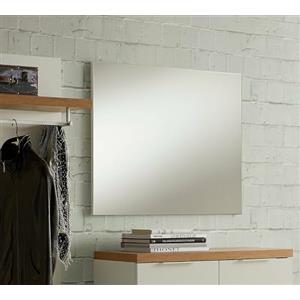 Dmora - Specchio Durban, Specchiera, Articolo d'arredo a muro, Decorazione con specchio, Made in Italy, Antracite, 80x2h65 cm