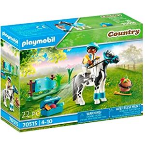 Playmobil Country 70515 - Gioco di Costruzione Pony Lewitzer con Personaggio e Accessori, dai 4 Anni