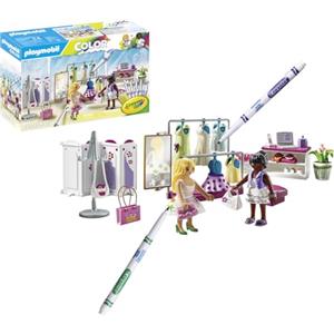 PLAYMOBIL Color 71372 Fashion Boutique - Set da Gioco Creativo con Pennarelli Lavabili per Bambini dai 5 Anni