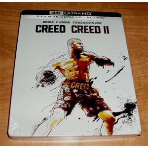 Warner Bros. Creed 1 Creed 2 Steelbook 4K Ultra HD Blu-Ray - Edizione Limitata