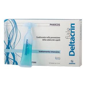 Pharcos Deltacrin - Trattamento Intensivo Anticaduta Capelli in 10 Fiale da 10ml