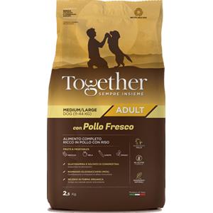 Prolife Together Croccantini per Cani Adulto Medium-Large con Pollo Fresco e Ingredienti Naturali - 2,5 kg