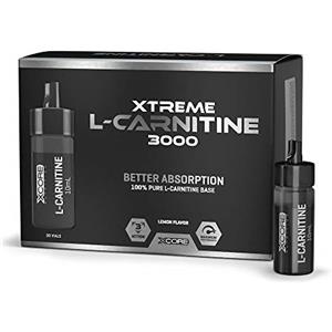 XCORE Nutrition Xcore Xtreme L-Carnitine, 3000 mg, 20 Fiale, Limone