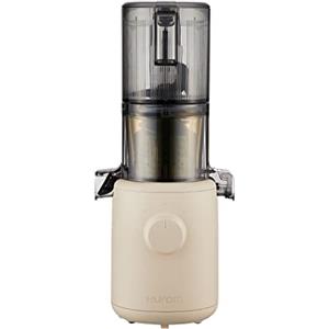 Hurom Slow Juicer | Spremiagrumi frutta e verdura | H310 | Facile da pulire, silenzioso e con filtro a setaccio, 100 Watt, senza BPA, design sottile, 220 ml, beige