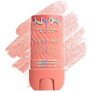 NYX Professional Makeup Buttermelt Glaze Stix, Illuminante in Stick, Fino a 8 ore di tenuta, Per Viso e Corpo, Punta di Precisione, Con Burro di Cocco e Capuaçu, Shade: Melt Down, 5 g