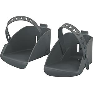 POLISPORT 8634400029 - Poggiapiedi di ricambio + cinghie per sedia modello BUBBLY MAXI in grigio antracite