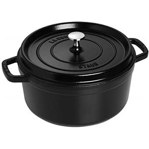 STAUB La Cocotte Casseruola, Ghisa, Nero, 24 cm, 3,8 Litri