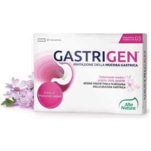 Alta Natura Gastrigen - Dispositivo Medico con Phytoclad Repair, 30 Compresse per Infiammazioni della Mucosa Gastrica