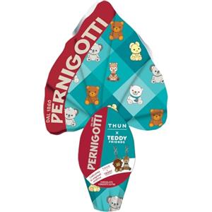 Generico Pernigotti Uovo di Pasqua THUN al Cioccolato Fondente Extra 240g con Sorpresa Originale Teddy Friends (2026)